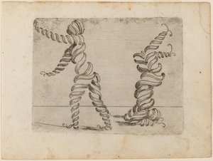 Fra "Bizarre of Various Figures" av Giovanni Battista Bracelli