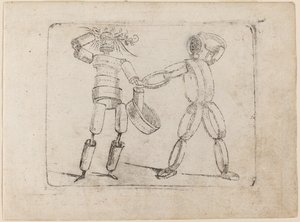 Fra "Bizzarie di diverse figurer" av Giovanni Battista Bracelli