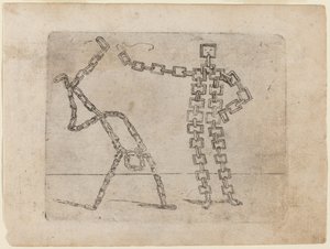 Fra "Bizzarie di diverse figurer" av Giovanni Battista Bracelli