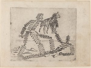 Fra "Bizzarie di diverse figurer" av Giovanni Battista Bracelli