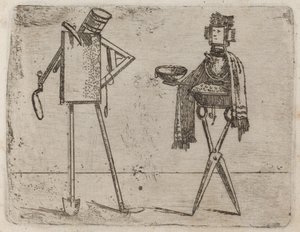 Fra "Bizzarie di diverse figurer" av Giovanni Battista Bracelli