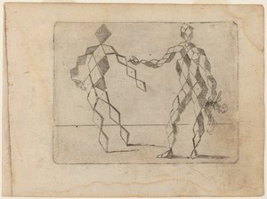 Fra "Bizzarie di diverse figurer" av Giovanni Battista Bracelli