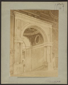 Venezia - Dør i skolen S. Rocco - Vestibyle av Giovanni Battista Brusa