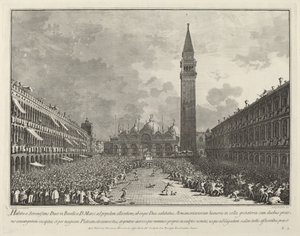 Dogen båret rundt på Piazza San Marco
