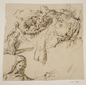 Sovende kriger av Giovanni Battista Caracciolo