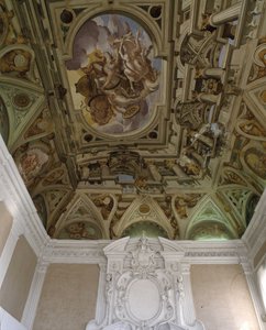 The Fall of Phaeton (Phaethon) (1625) - Fresco in trompe l