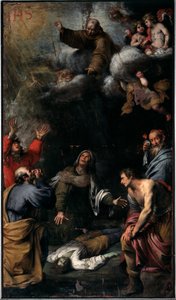 Miracle of St Bernardino of Siena (olje på lerret