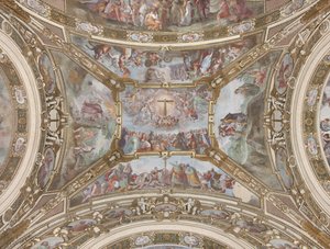 Historier om det hellige kors, 1631-32 av Giovanni Battista Carlone