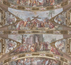 Historier om det hellige kors, 1631-32 av Giovanni Battista Carlone