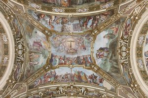 Historier om det hellige kors, 1631-32 av Giovanni Battista Carlone