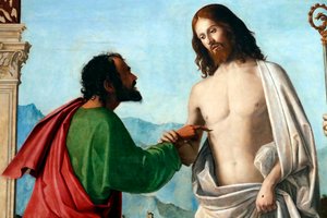 Den vantro til Saint Thomas av Giovanni Battista Cima da Conegliano