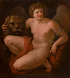 Det andre av et par allegoriske malerier: Peace and Plenty, ca. 1747-85 (olje på lerret) av Giovanni Battista Cipriani