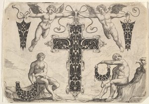Korsformet anheng og fire andre motiver, 1622. av Giovanni Battista Costantini