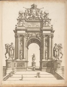 Triumfbuen til ære for pave Clement X av Giovanni Battista Falda