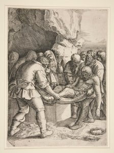 Gravleggingen av Giovanni Battista Franco (called Il Semolei)
