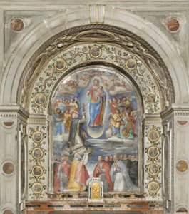 Vår Frue av rosenkransen, ca. 1615 av Giovanni Battista Maganza
