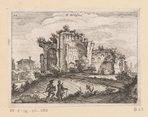 Ruin i et landskap Il Medesino (tittel på objekt) Utsikt over Roma (serietittel) Alcune vedute et prospettive di luoghi dishabitati di Roma (serietittel)