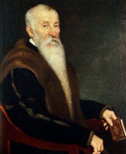 Portrett av Gerolamo Agosti, av Giovanni Battista Moroni (ca 1525-1578) av Giovanni Battista Moroni