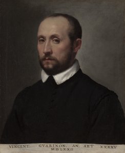 Portrett av Vincenzo Guarignoni av Giovanni Battista Moroni