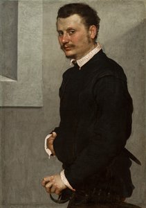 Portrett av en mann, ca. 1520-24 av Giovanni Battista Moroni