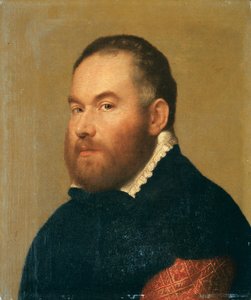 Portrett av en gentleman (olje på lerret) av Giovanni Battista Moroni