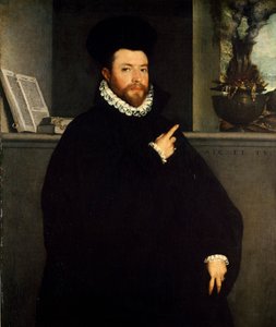 Portrett av sunn mann av Giovanni Battista Moroni (cirka 1525-1578) av Giovanni Battista Moroni