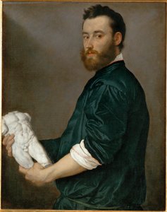 Skulptøren Alessandro Vittoria (maleri på lerret) av Giovanni Battista Moroni