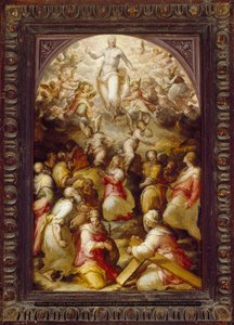 Kristus i herlighet med Sts Agnes og Helena, 1500-tallet