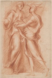 Mercury og Aglauros av Giovanni Battista Naldini