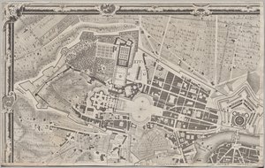 Nytt kart over Roma brakt frem i lyset av Giambattista Nolli i året MDCCXLVII, kjent som La Pianta Grande di Roma