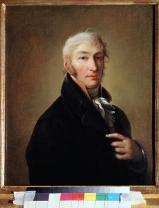 ""Portrett av den russiske forfatteren og historikeren Nikolai Karamzine (1766-1826)"" Maleri av Giovanni Battista Damon Ortolani (1750-cirka 1810) 1805 A. Pushkin Memorial Museum Saint Petersburg av Giovanni Battista Ortolani Damon