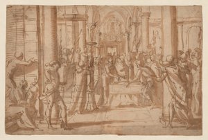 Presentasjon av kroppen til Saint Antoninus av Firenze