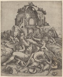 Leda og Svanen av Giovanni Battista Palumba