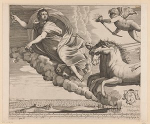 Apollo og Aurora (venstre del) av Giovanni Battista Pasqualini