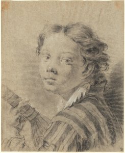 En gutt med en lut av Giovanni Battista Piazzetta
