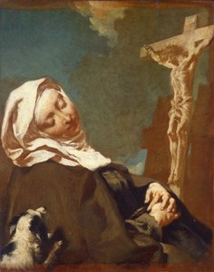 Saint Margaret av Cortona av Giovanni Battista Piazzetta
