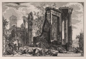 En annen utsikt over Sibylltemplet i Tivoli, fra Vedute di Roma (Utsikt over Roma) av Giovanni Battista Piranesi