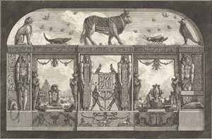 Gammelt egyptisk ornament, 1769. av Giovanni Battista Piranesi
