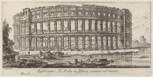 Pula amfiteater i Istria av Giovanni Battista Piranesi
