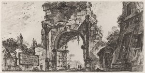 Arco di Druso von Giovanni Battista Piranesi