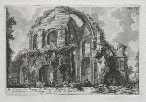 Resten av tempelet til Minerva Medica av Giovanni Battista Piranesi