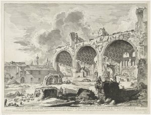 Basilika von Maxentius in Rom von Giovanni-Battista Piranesi