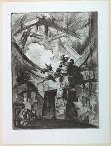 Carceri-serien, plate IX av Giovanni Battista Piranesi