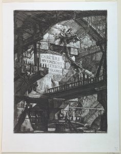 Carceri-serien, tittelside av Giovanni Battista Piranesi