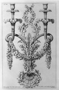 Pynt. Tegning av Giovanni Piranesi (kjent som Piranese) (1720-1778). av Giovanni Battista Piranesi