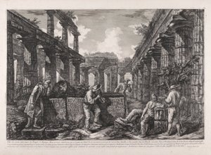 Frontispice, fra Ulike visninger av av Giovanni-Battista Piranesi