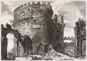 Caecilia Metellas gravmonument av Giovanni Battista Piranesi