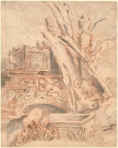 Grottesco med graven til Nero av Giovanni Battista Piranesi