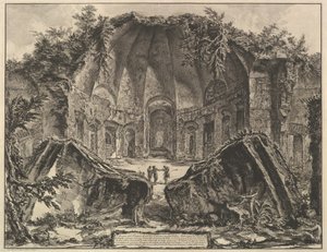 Hadrians Villa: Canopus Remains of the God Canopus Temple i Hadrians Villa i Tivo ..., ca. 1769. av Giovanni Battista Piranesi