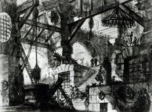 Imaginært fengsel av Giovanni Battista Piranesi